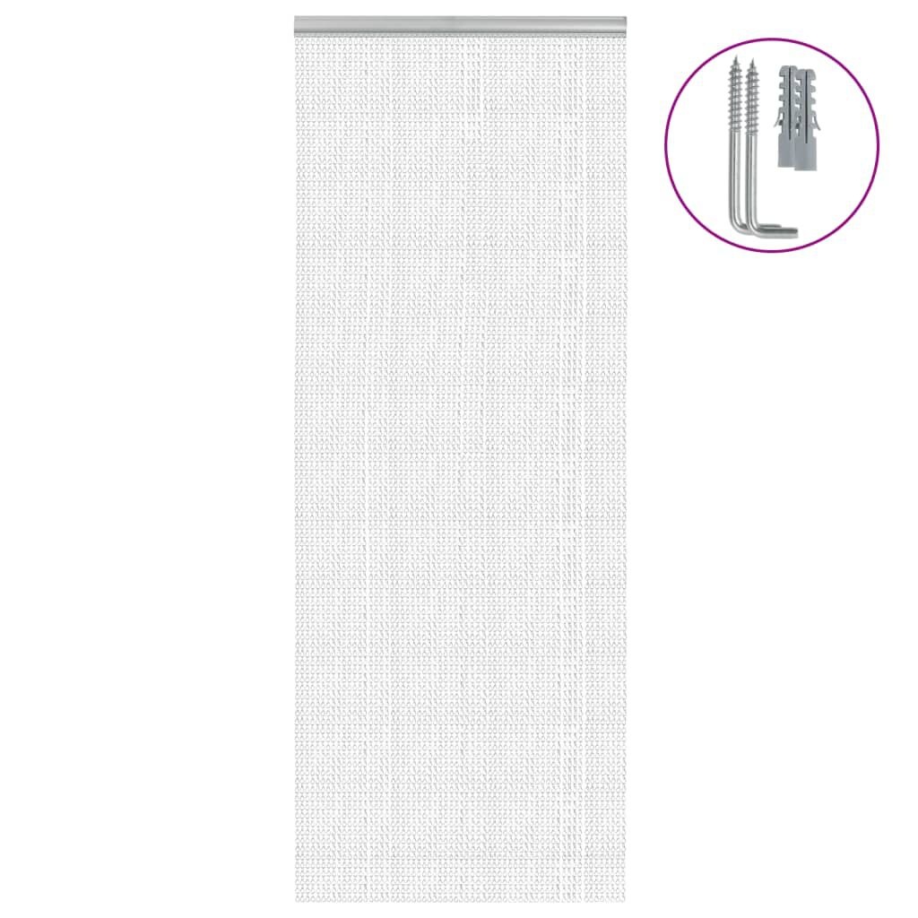 Vliegengordijn Aluminium 80x201cm - 35% Korting! (Lichte Schade)