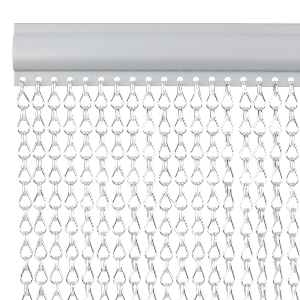 Vliegengordijn Aluminium 80x201cm - 35% Korting! (Lichte Schade)