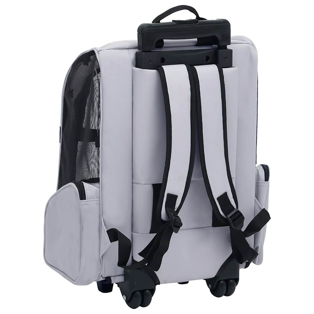 VidaXL Huisdier Trolley Grijs - Inklapbaar - 35% Korting!