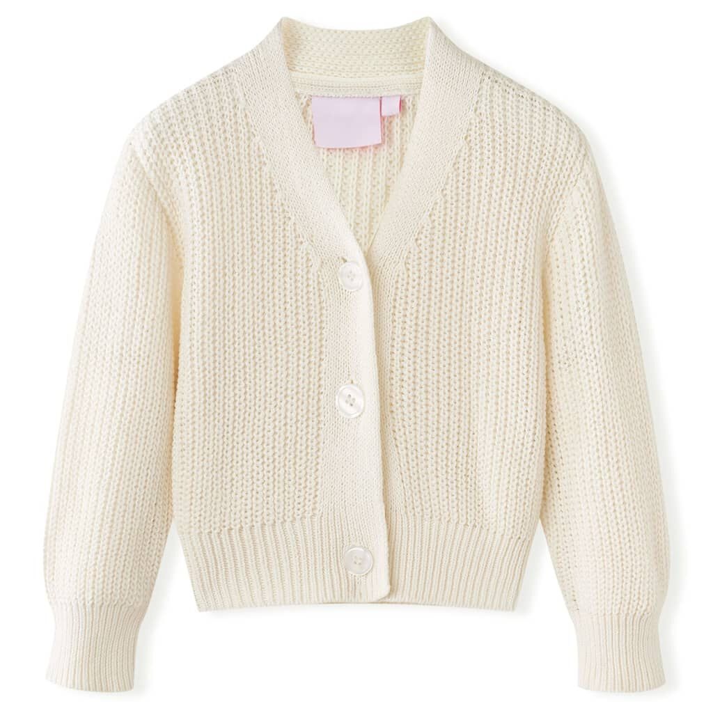 Gebreid Kindervest Sneeuwwit - Maat 140 (9-10 jr) - Retourdeal!