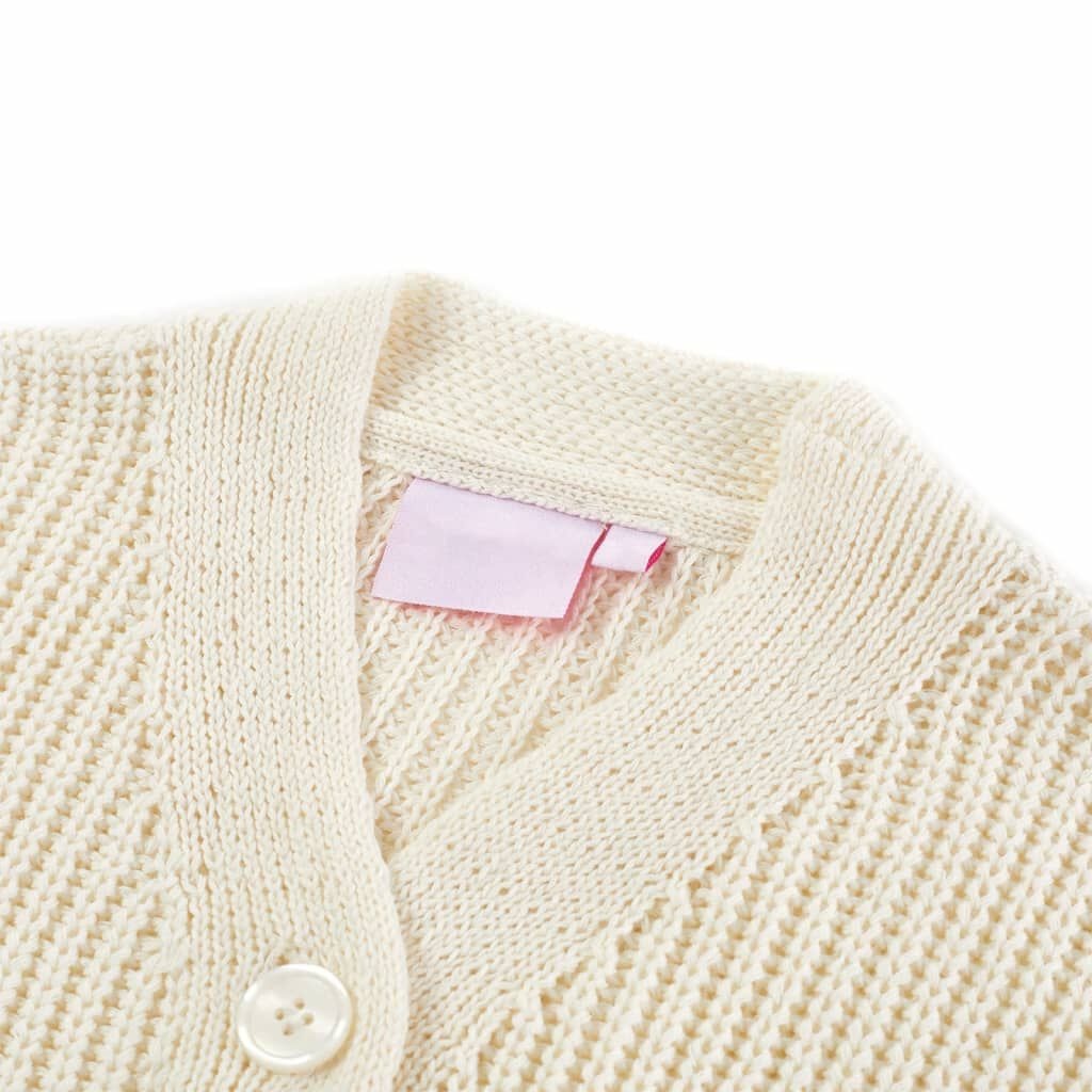 Gebreid Kindervest Sneeuwwit - Maat 140 (9-10 jr) - Retourdeal!