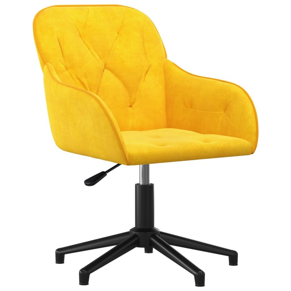 vidaXL Draaibare Kantoorstoel Geel - 50% Korting!