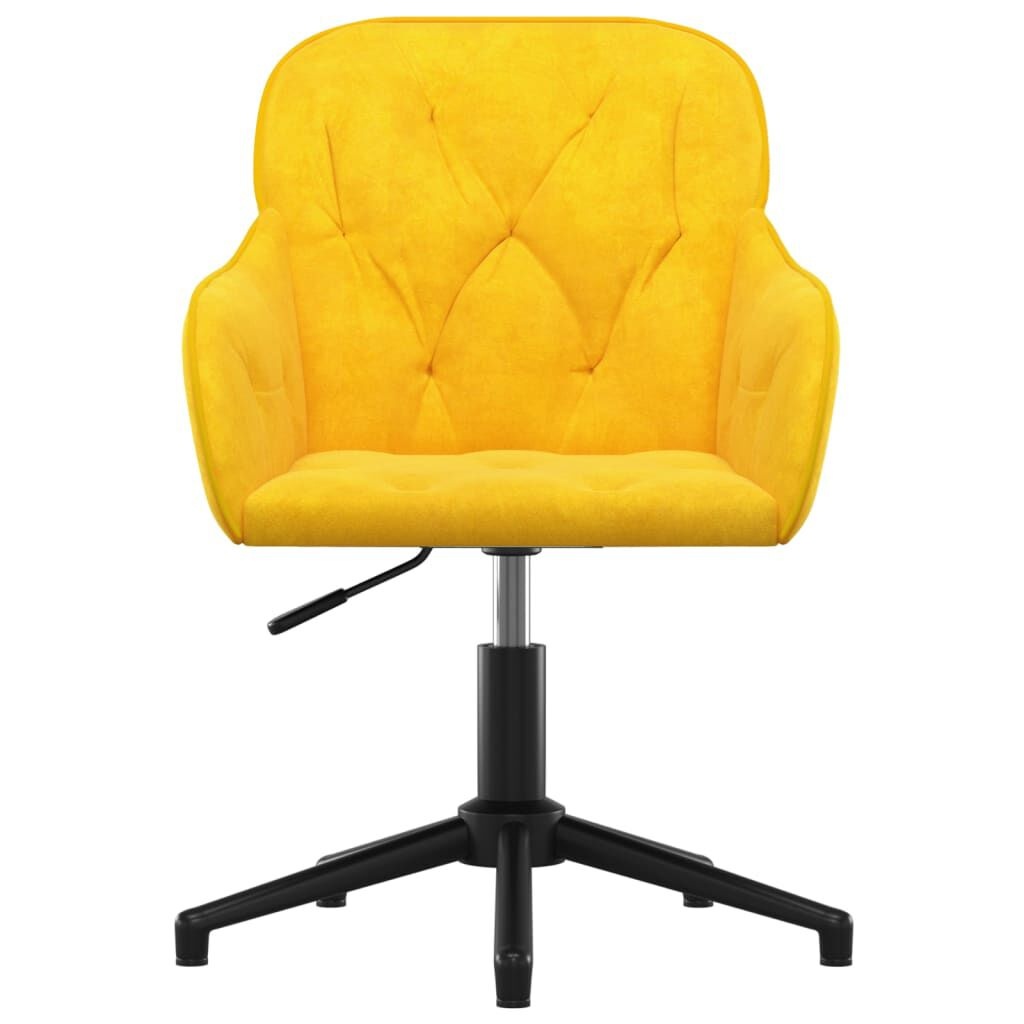 vidaXL Draaibare Kantoorstoel Geel - 50% Korting!