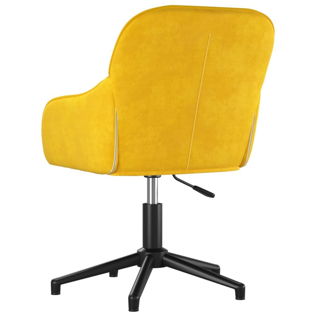 vidaXL Draaibare Kantoorstoel Geel - 50% Korting!