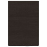 Wandschap Massief Eiken Donkerbruin 40x60cm - 65% Korting!