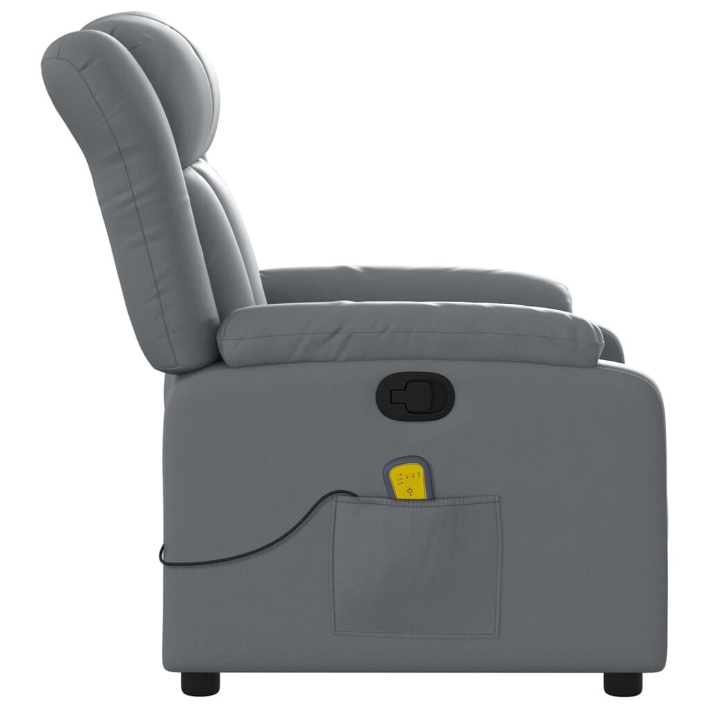 vidaXL Massagestoel Grijs Kunstleer - 51% Korting!