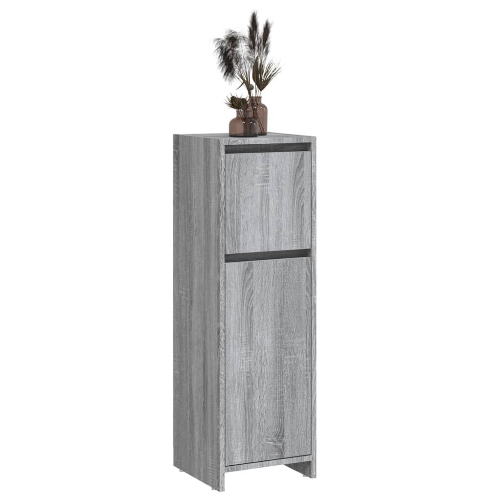 vidaXL Badkamerkast Grijs Eiken 30x95cm - 35% Korting!