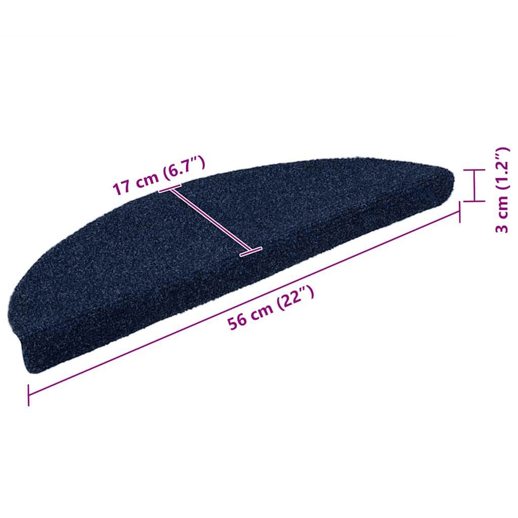 Trapmatten Marineblauw (15 st) - 62% Korting! Zo Goed Als Nieuw!