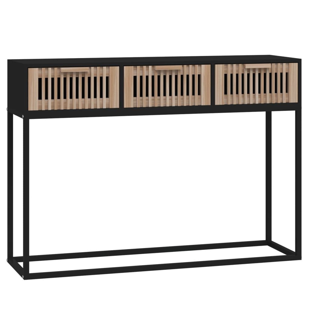 Wandtafel Zwart 105cm - vidaXL - 47% Korting!