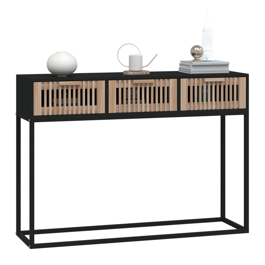 Wandtafel Zwart 105cm - vidaXL - 47% Korting!