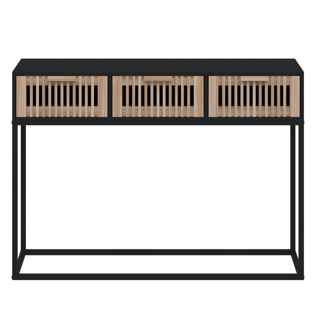 Wandtafel Zwart 105cm - vidaXL - 47% Korting!