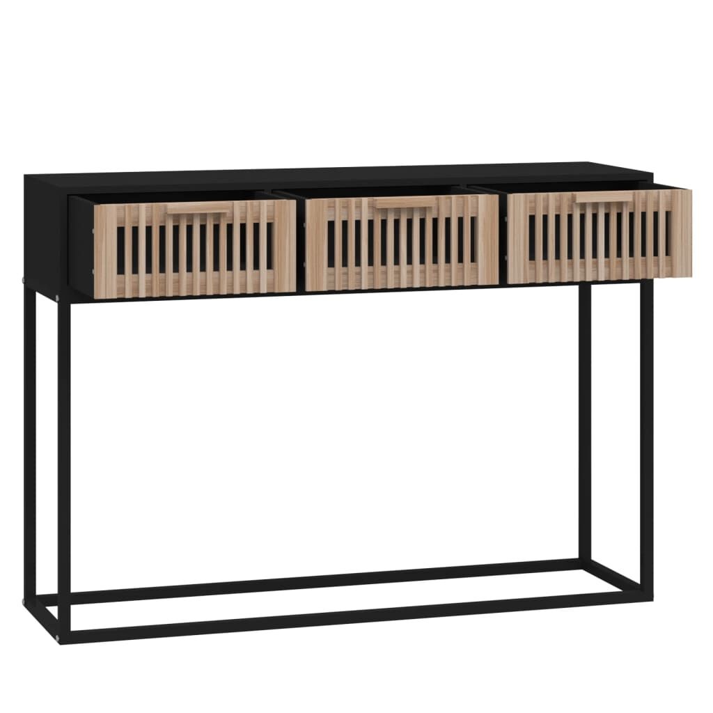 Wandtafel Zwart 105cm - vidaXL - 47% Korting!