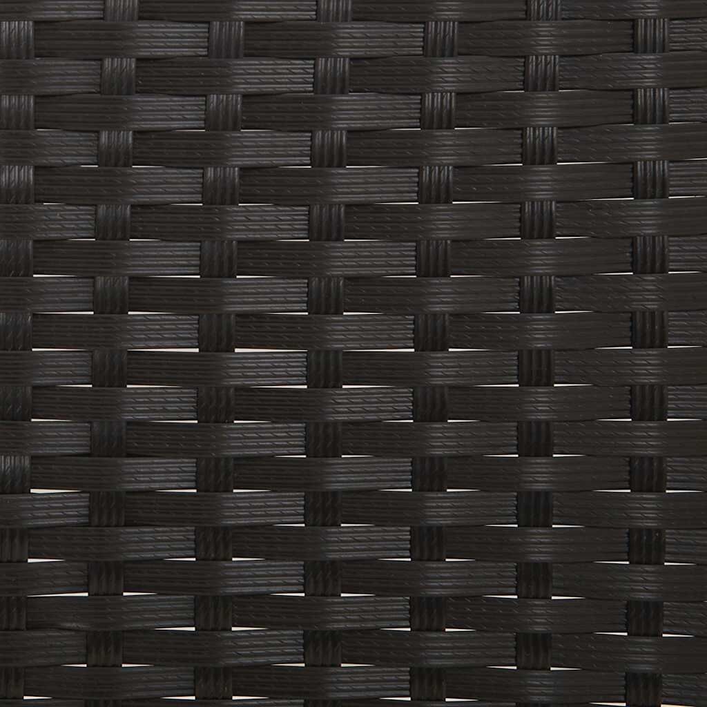 VidaXL Tuinbank Zwart Rattan 2-zits - 35% Korting!
