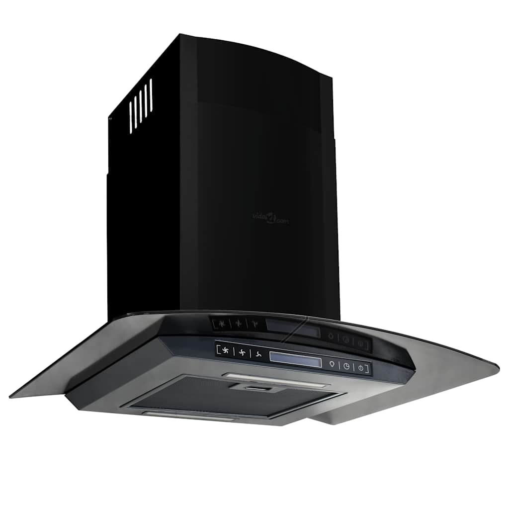vidaXL Afzuigkap Zwart RVS -60cm- 35% Korting!