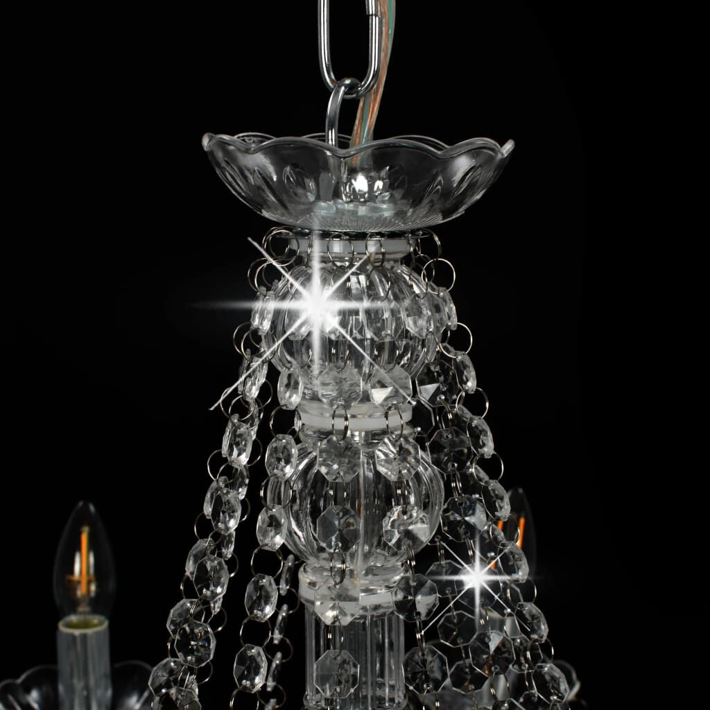 Kroonluchter Zilver 12xE14 - Prachtlamp! 47% Korting