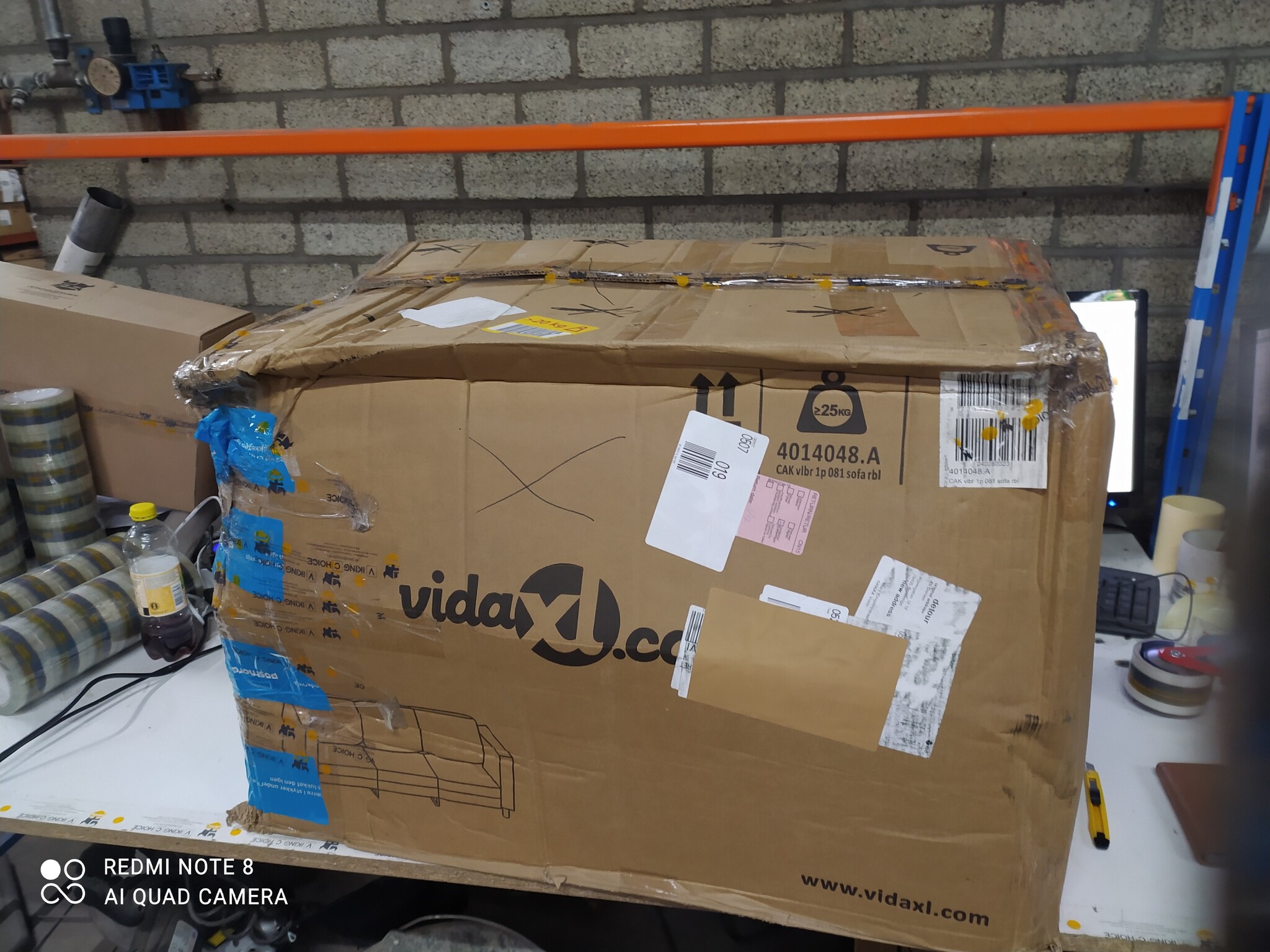 vidaXL Driezitsbank Bruin Fluwel - 51% Korting!