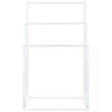 Handdoekenrek Wit IJzer - 48x24x79cm - Vrijstaand - 53% Korting!
