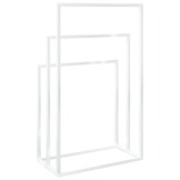 Handdoekenrek Wit IJzer - 48x24x79cm - Vrijstaand - 53% Korting!