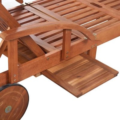 VidaXL Ligbed Acaciahout - Defect Scharnier - 64% Korting!