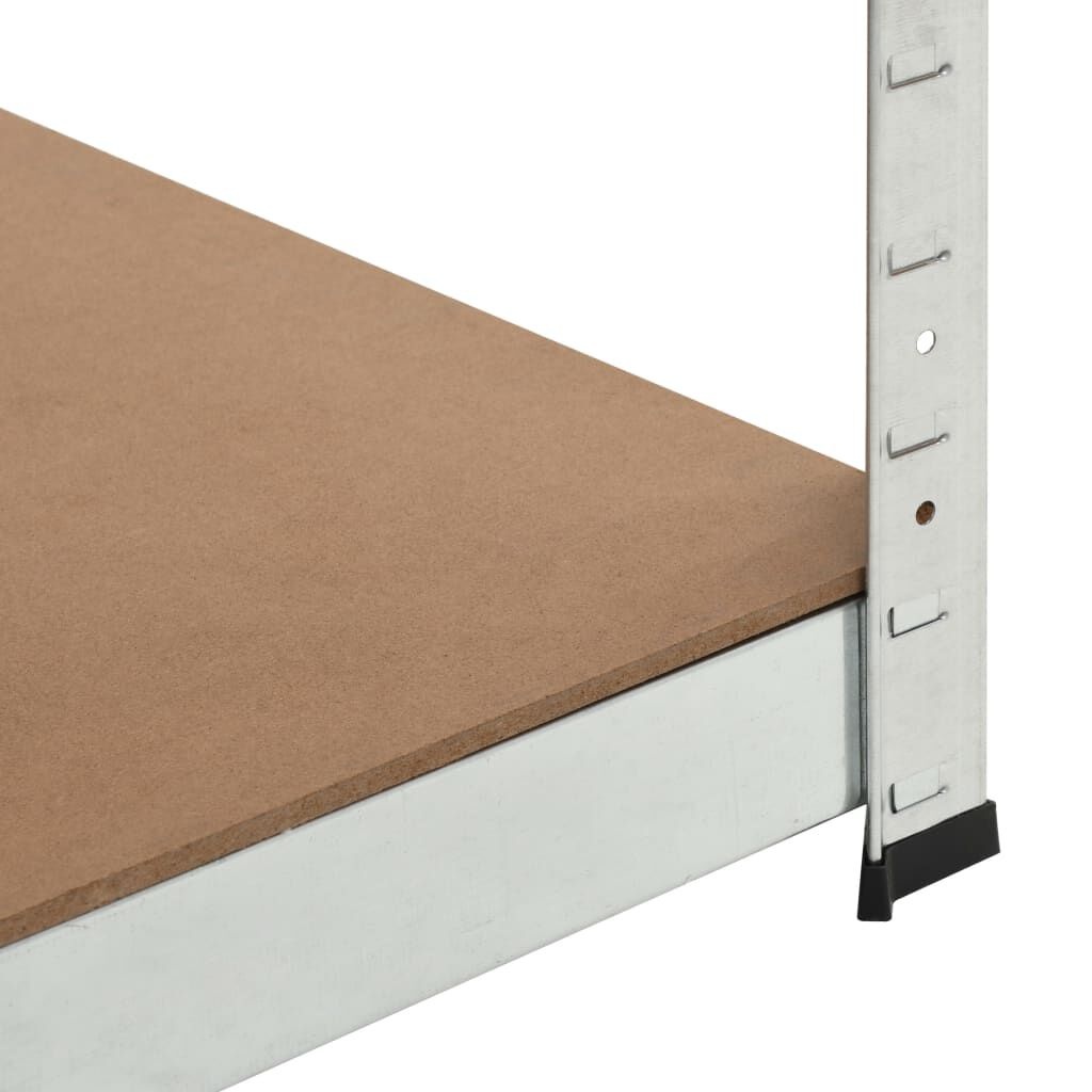 Hoekrek Zilver 5-laags vidaXL - NU 42% Korting!