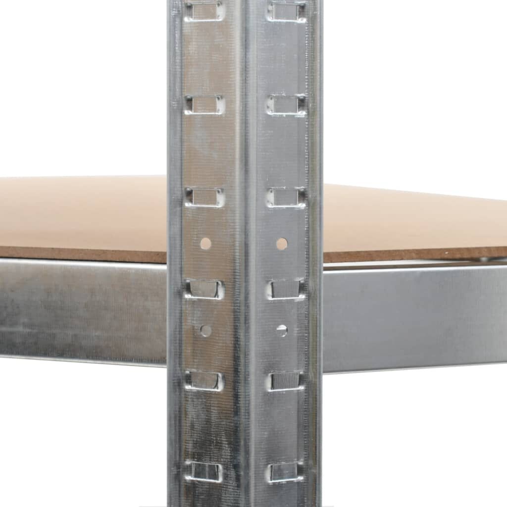Hoekrek Zilver 5-laags vidaXL - NU 42% Korting!