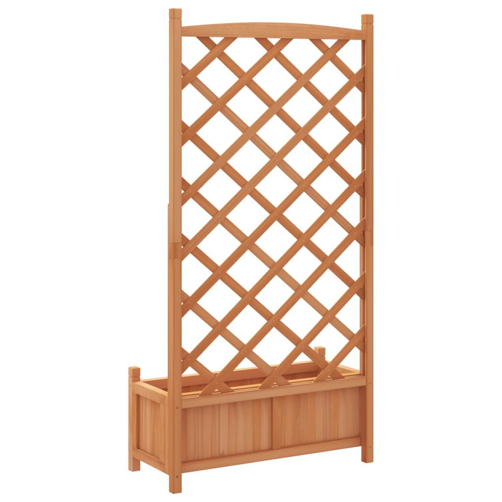 VidaXL Plantenbak met Latwerk Vurenhout Bruin -41% Korting!