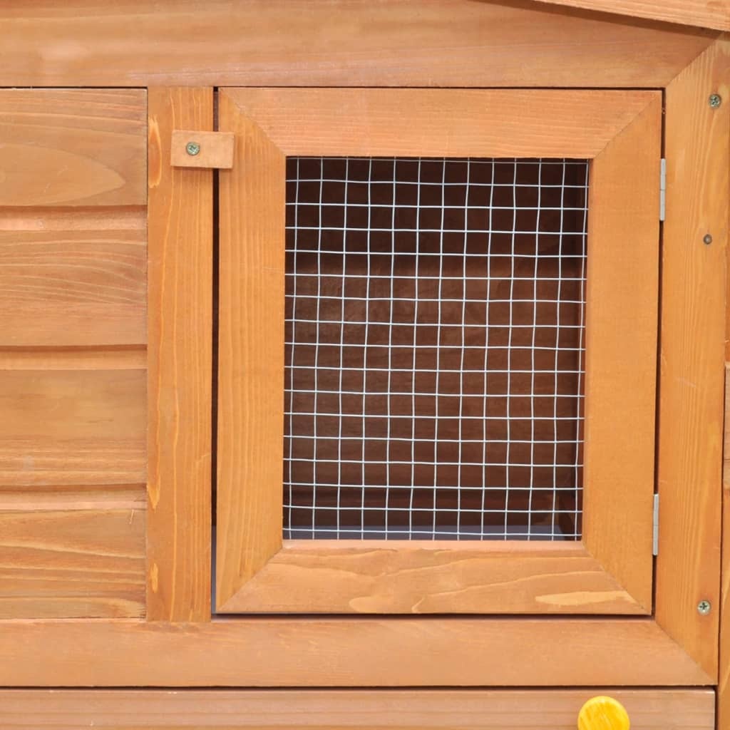 Konijnenhok Buiten Hout Groot - 35% Korting!