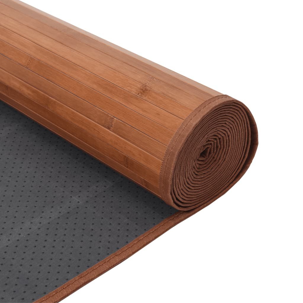 Bamboe Vloerkleed Bruin 100x400cm - 60% Korting!