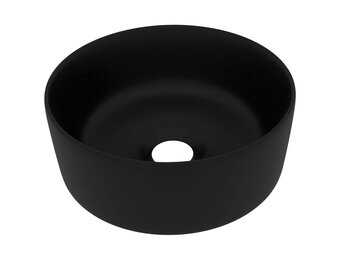 VidaXL Wastafel Matzwart 40cm - 53% Korting!