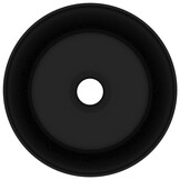 VidaXL Wastafel Matzwart 40cm - 53% Korting!