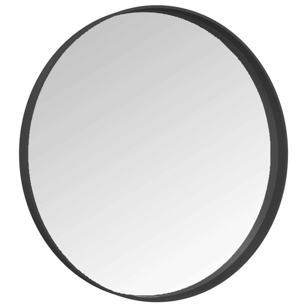 vidaXL Wandspiegel Zwart 50cm - 35% Korting!