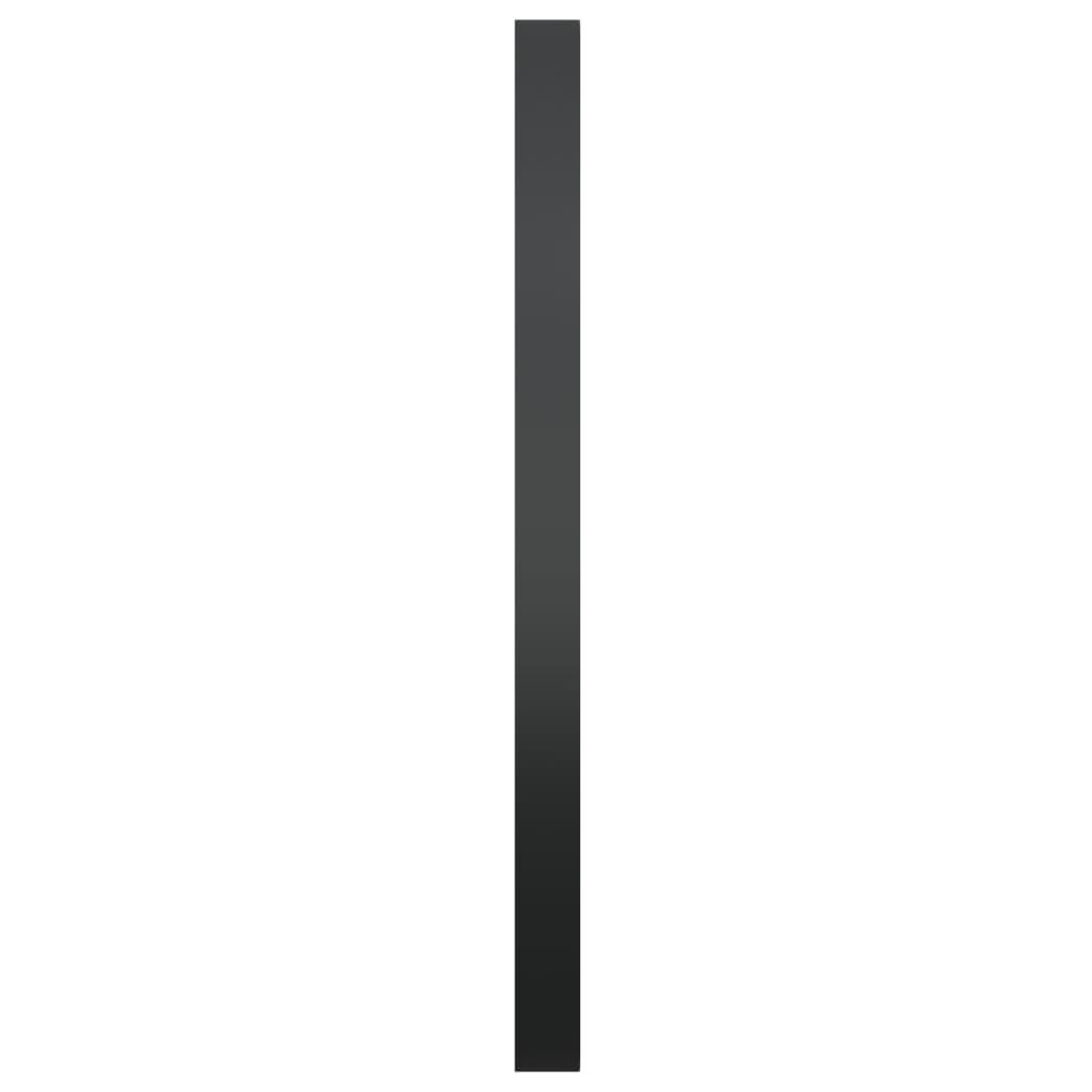 vidaXL Wandspiegel Zwart 50cm - 35% Korting!