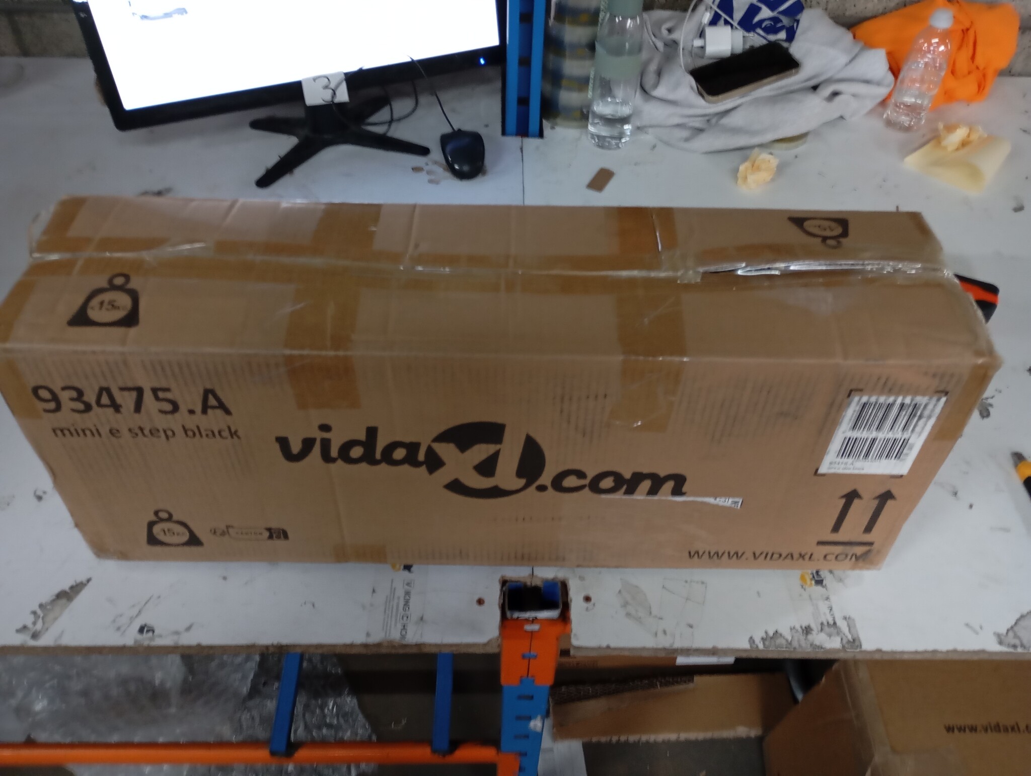 vidaXL Elektrische Step Zwart - 45% Korting!