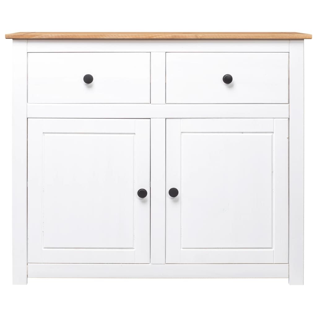 Dressoir Grenenhout Wit - 93cm - 47% Korting! (RETOOURTJE)