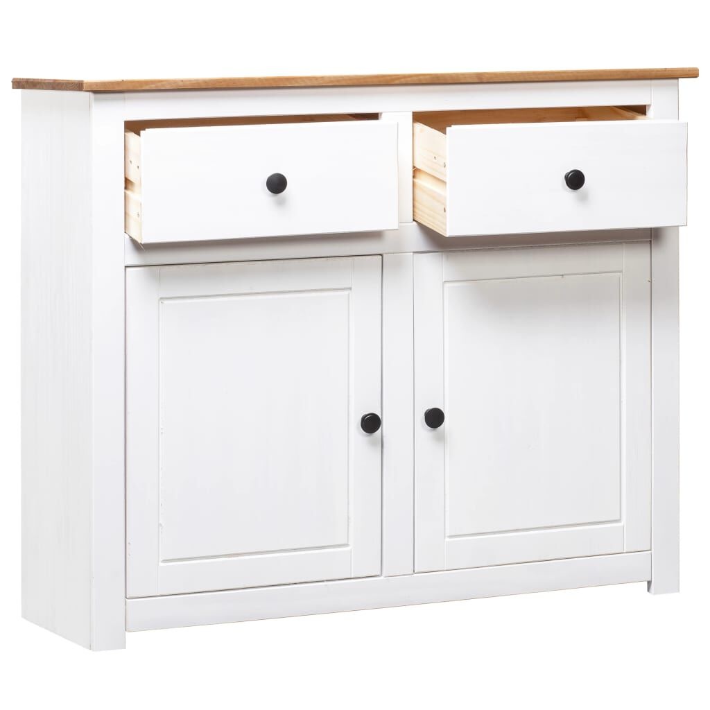 Dressoir Grenenhout Wit - 93cm - 47% Korting! (RETOOURTJE)