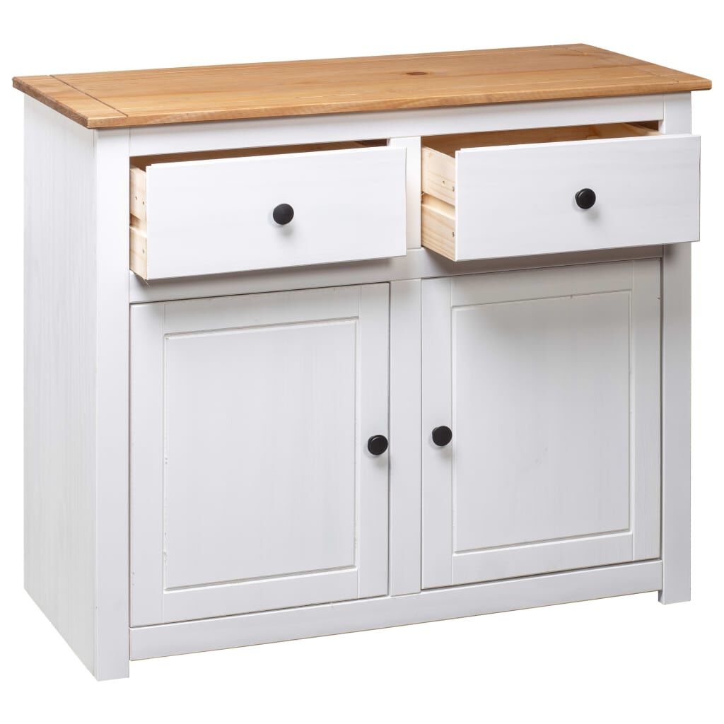 Dressoir Grenenhout Wit - 93cm - 47% Korting! (RETOOURTJE)