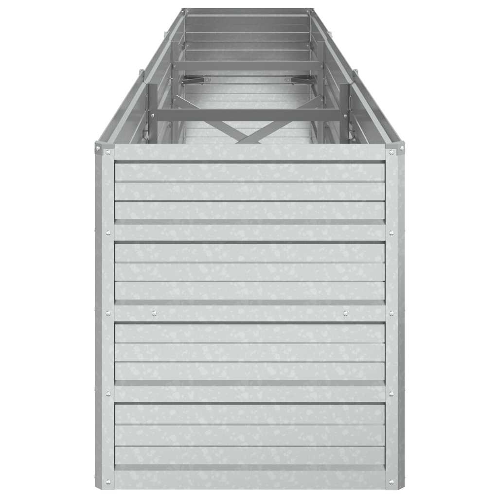 VidaXL Verhoogde Plantenbak 240cm - 53% Korting! Zilver