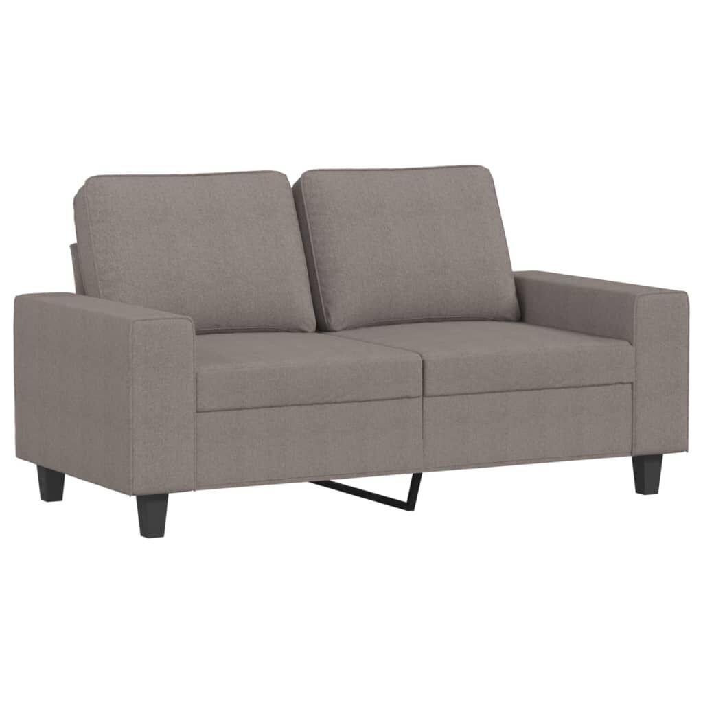 vidaXL Tweezitsbank Taupe - 120cm - 41% Korting!