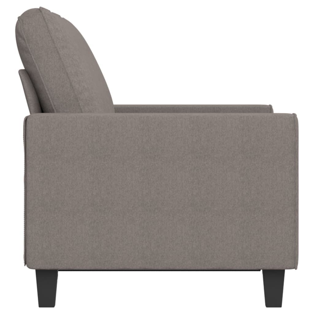 vidaXL Tweezitsbank Taupe - 120cm - 41% Korting!