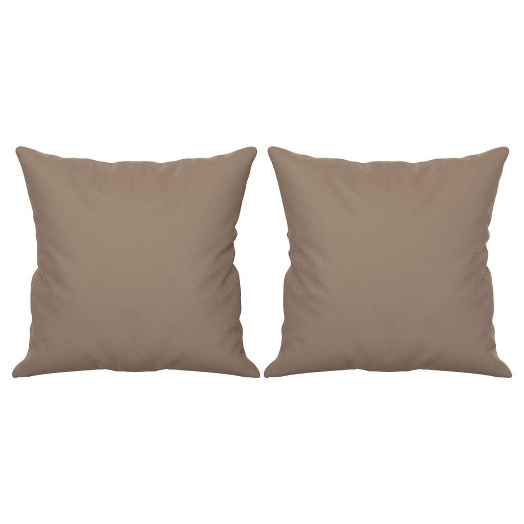 VidaXL Sierkussens (2 st) Taupe 40x40cm - 57% Korting!