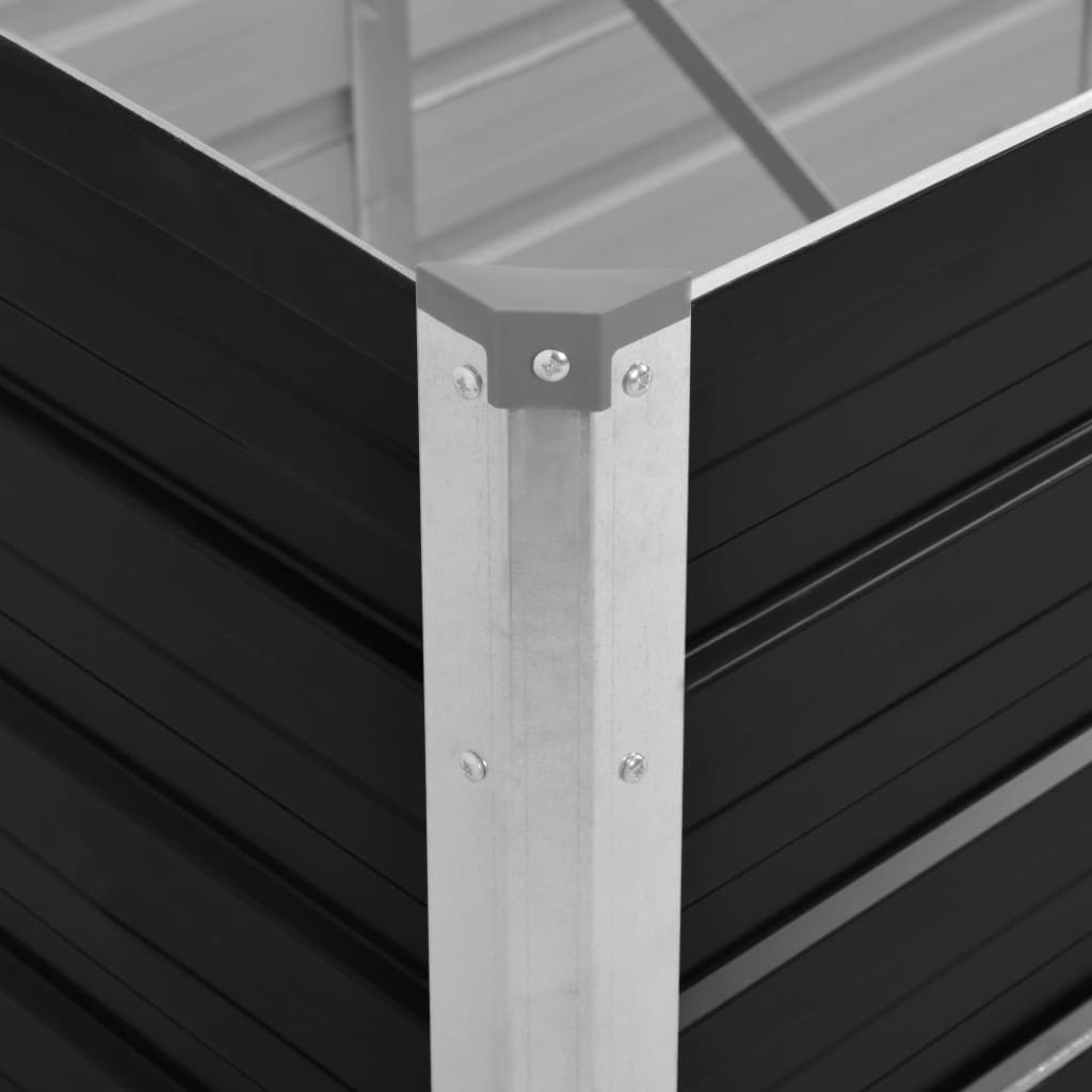 VidaXL Verhoogde Plantenbak 240cm Antraciet - 35% Korting!