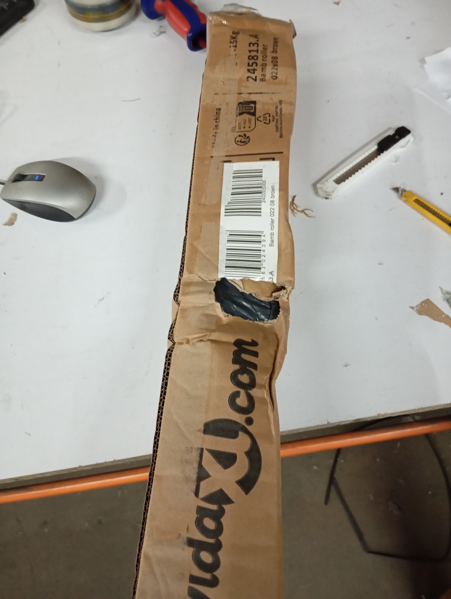 vidaXL Bamboe Rolgordijn 80x220cm Bruin - 48% Korting!