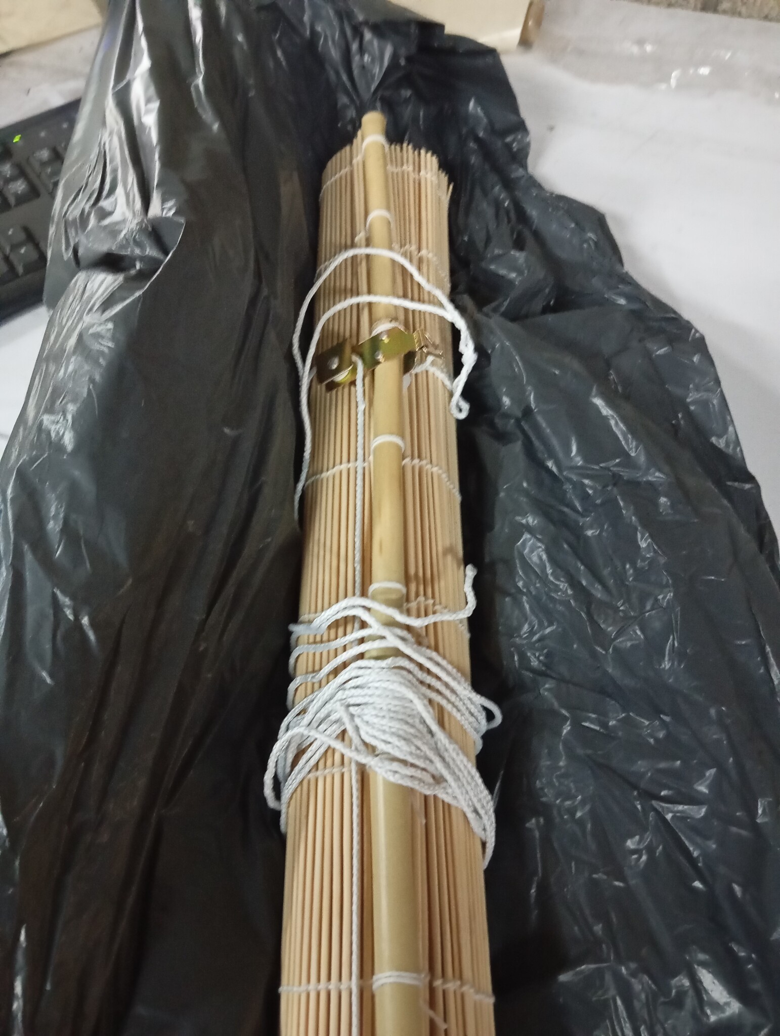 vidaXL Bamboe Rolgordijn 80x220cm Bruin - 48% Korting!
