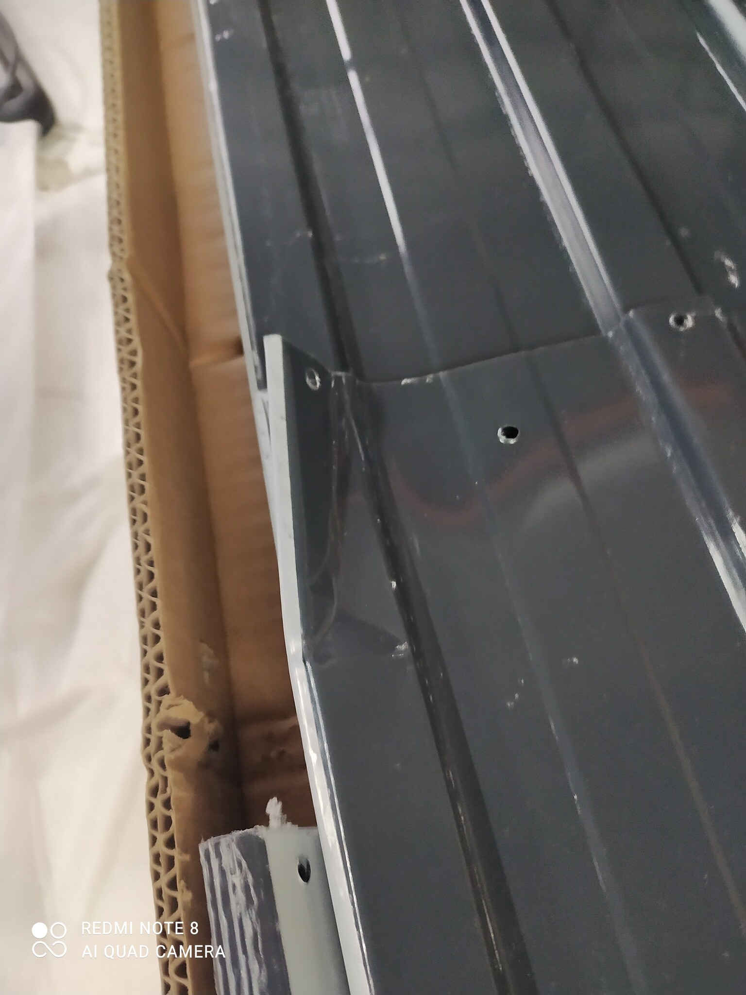 vidaXL Tuinbox Antraciet 129cm - 50% Korting! (Deukje Verpakking)