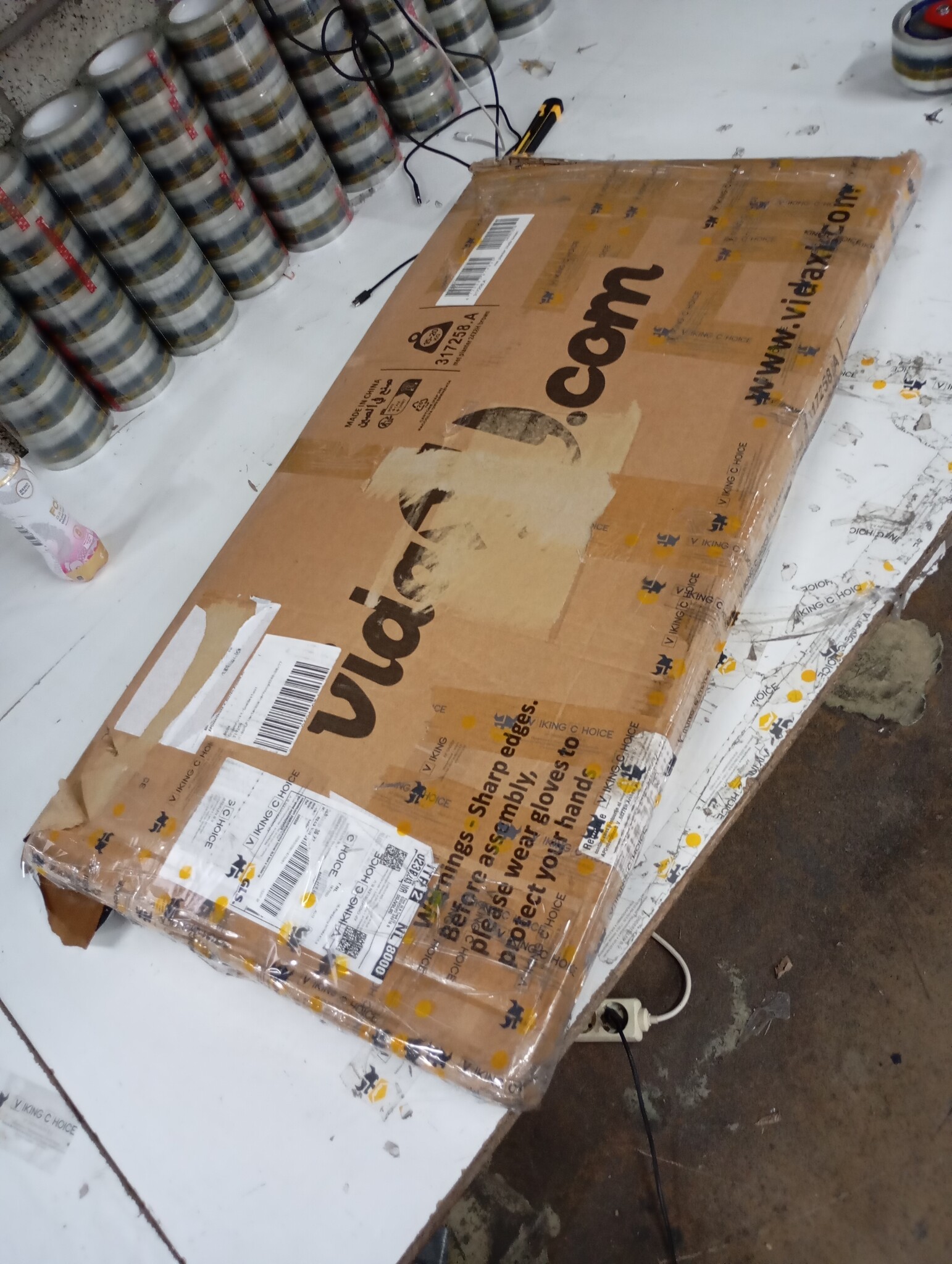 VidaXL Verhoogde Plantenbak 240cm Bruin - 60% Korting!