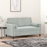 VidaXL Sierkussens 2 st Lichtgrijs - 15x50cm - 62% Korting!