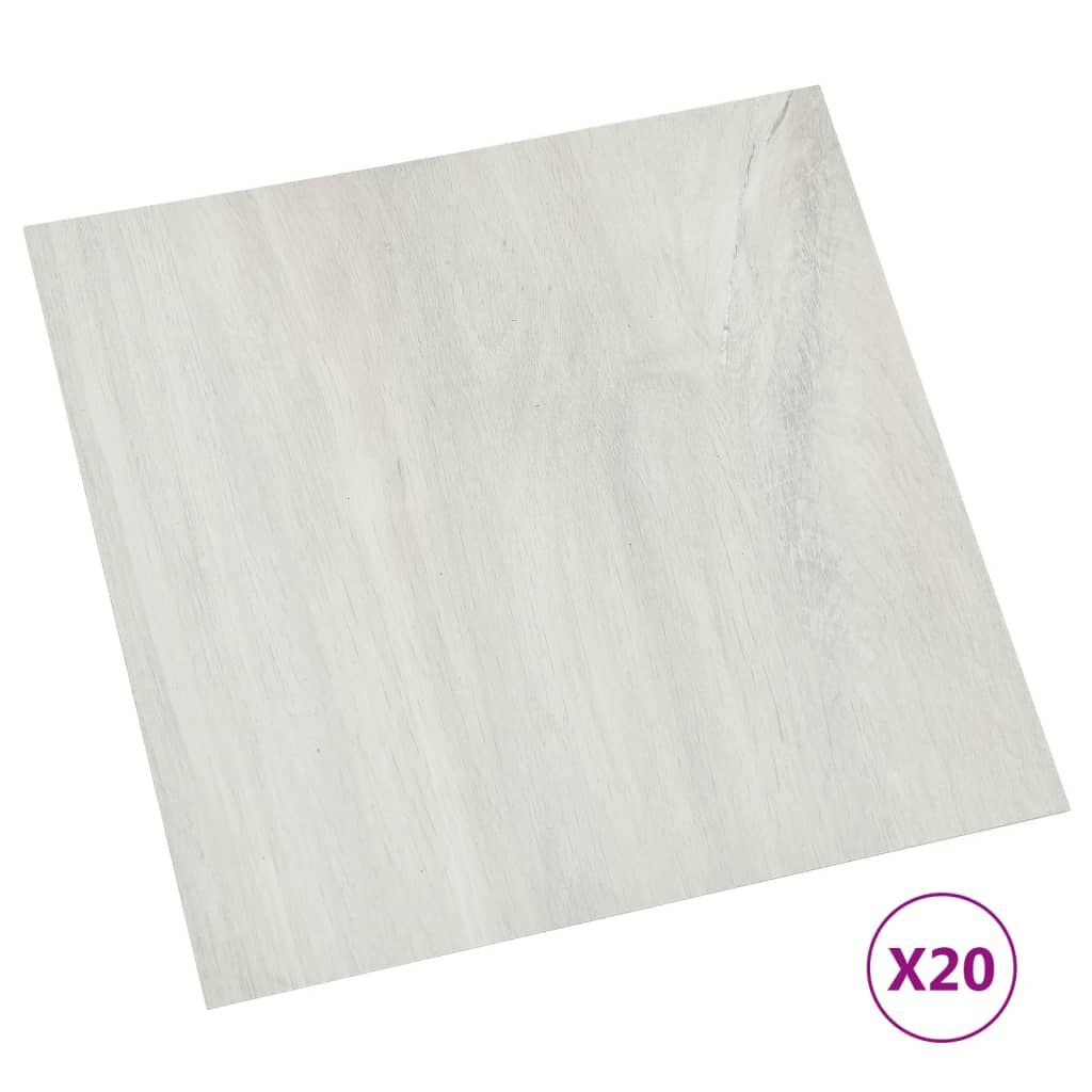 vidaXL PVC Vloerplanken Crème (20 st) - 47% Korting!