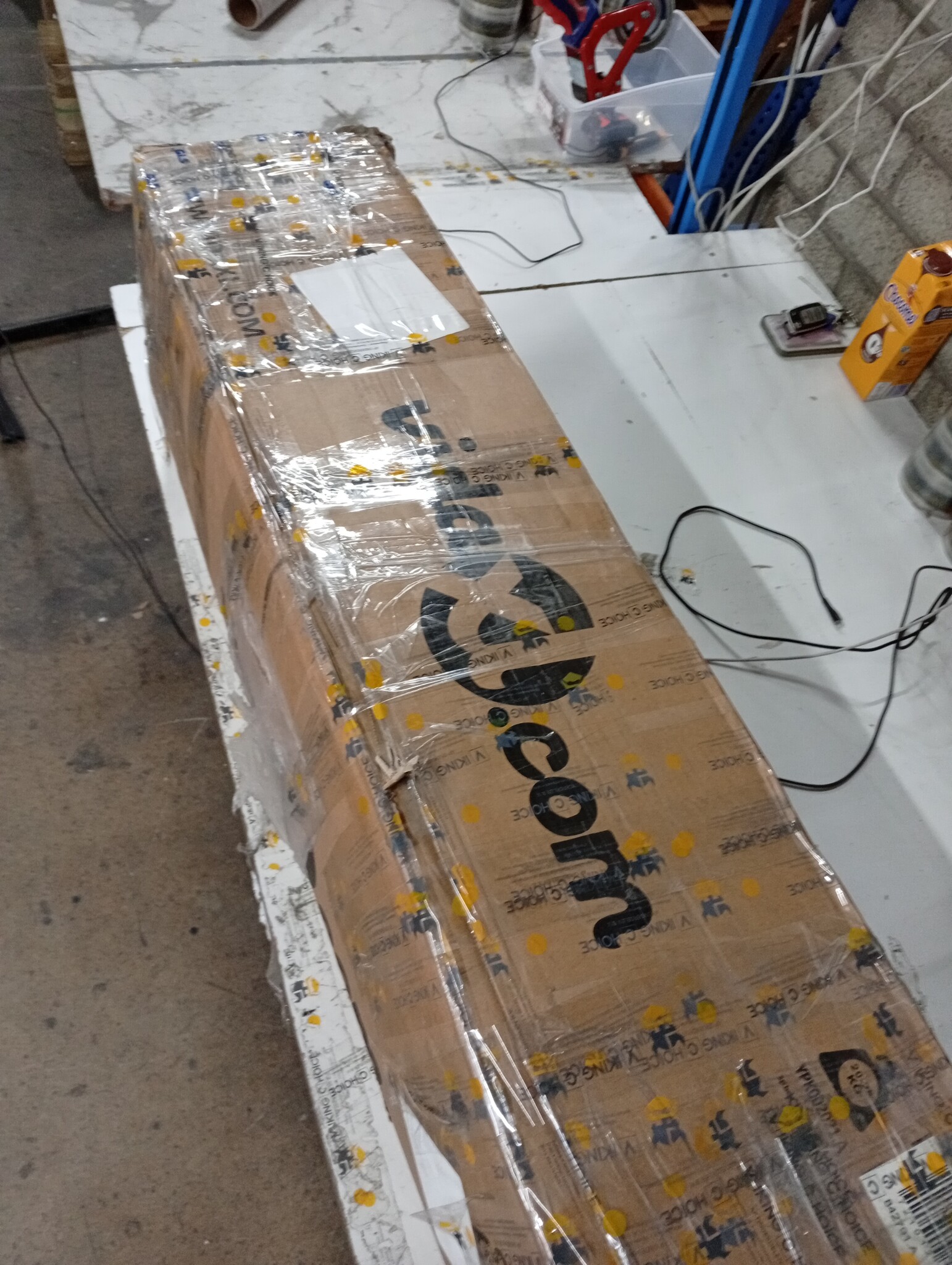 Grenen Bed 120x200 cm Wit - Gebruikt, 55% Korting!