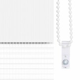 vidaXL Zebra Rolgordijn Wit 70x200cm - 65% Korting!