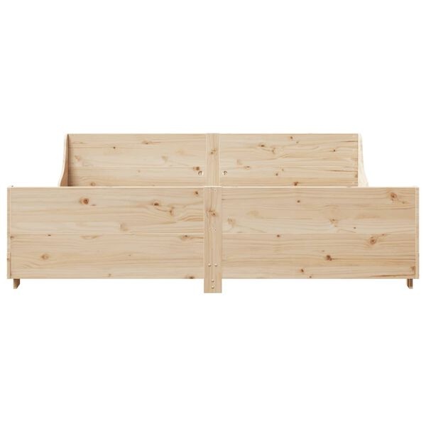 Grenen Bed 200x200 cm - Retourdeal: 55% Korting!